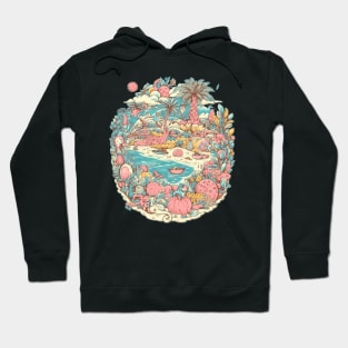 Scorching Coastal Paradise Hoodie